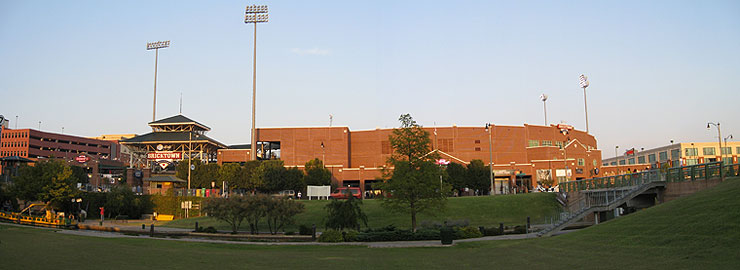 Bricktown Ballpark is near the Bricktown Canal and numerous dining and entertainment options