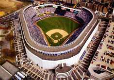 Original Yankee Stadium aerial poster