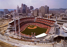 Great American Ball Park aerial poster
