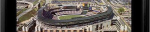 Turner Field aerial poster and frame