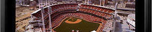 Great American Ballpark aerial poster and frame