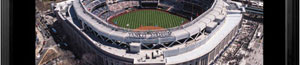 Yankee Stadium aerial poster and frame