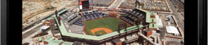 Citizens Bank Park aerial poster and frame