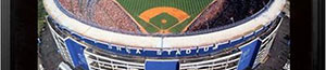 Shea Stadium aerial poster and frame