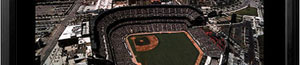 AT&T Park aerial poster and frame
