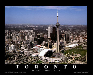 Toronto aerial poster