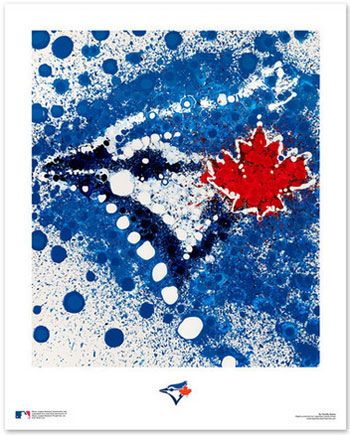 Blue Jays logo art print