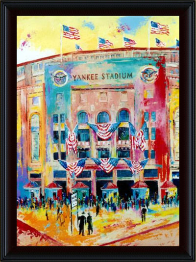 Framed 1923 Yankee Stadium giclee print