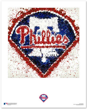 Phillies logo art print