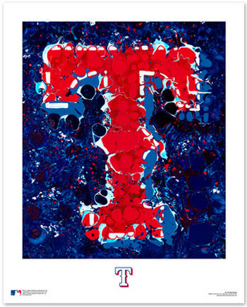 Rangers logo art print