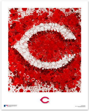 Reds logo art print
