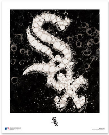 White Sox logo art print