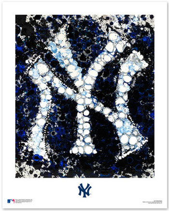 Yankees logo art print