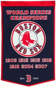 Red Sox championship banner