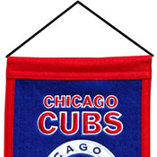 Hanging device for Cubs heritage banner