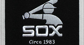 1983 era White Sox logo on team heritage banner