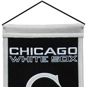Hanging device for White Sox heritage banner
