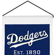 Hanging device for Dodgers heritage banner