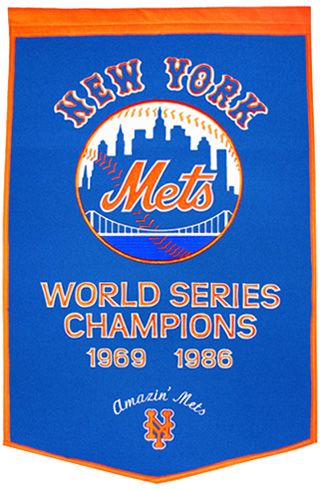 Mets World Series champions banner