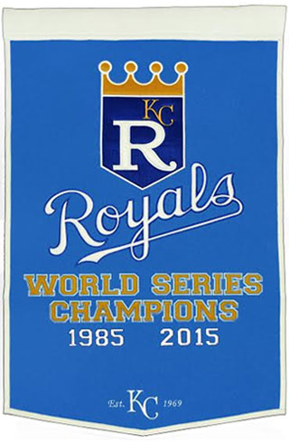 Royals World Series champions banner