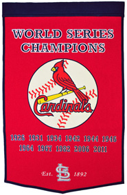 Cardinals championship banner
