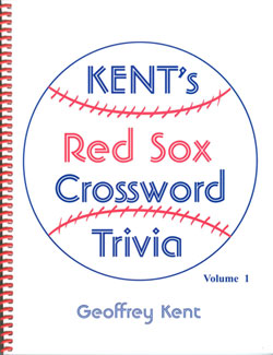 Kent's Red Sox Crossword Trivia Book