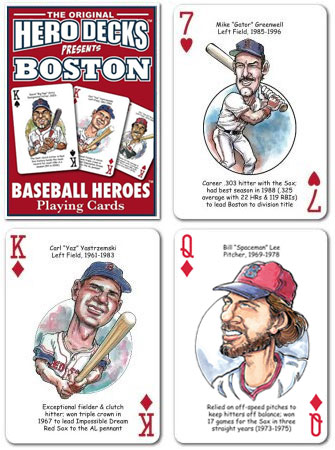 Boston playing cards - Greenwell, Yastrzemski, Lee