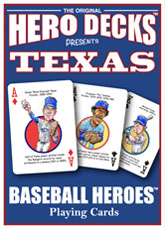 Texas baseball playing cards