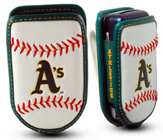 Oakland A's cell phone holder case