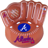 Braves inflatable baseball glove chair