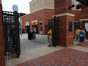 Main gates at BB&T Ballpark