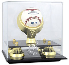 Indians baseball display cases