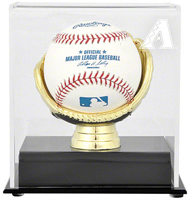 Diamondbacks single baseball Gold Glove display case