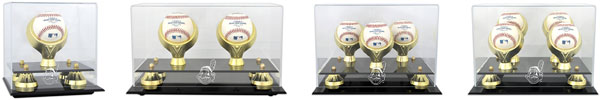 Indians Golden Classic baseball display cases