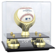 Dodgers baseball display cases