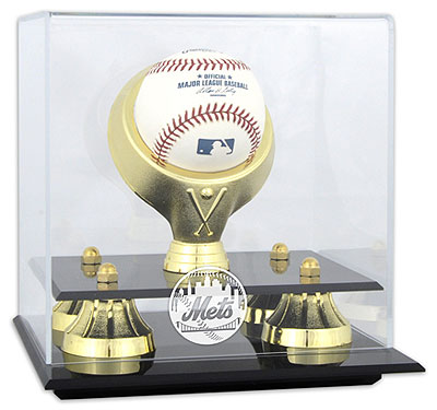 Mets single baseball Golden Classic display case