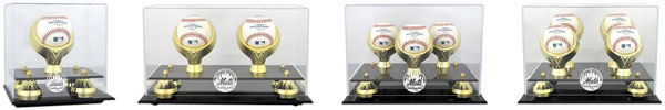 Mets Golden Classic baseball display cases