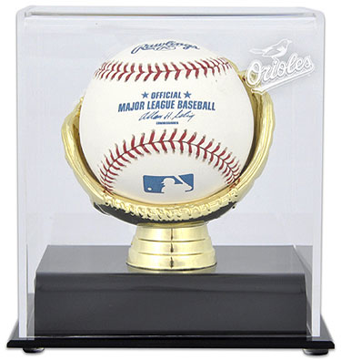 Orioles single baseball Gold Glove display case