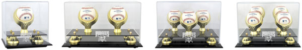 Pirates Golden Classic baseball display cases