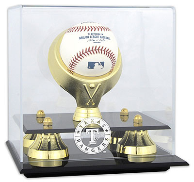 Rangers single baseball Golden Classic display case