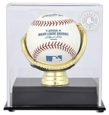 Red Sox single baseball Gold Glove display case