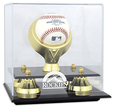 Rockies single baseball Golden Classic display case