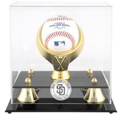 Padres baseball display cases