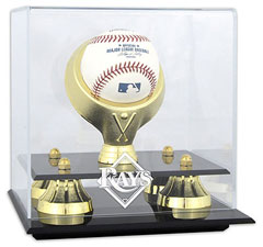 Rays baseball display cases