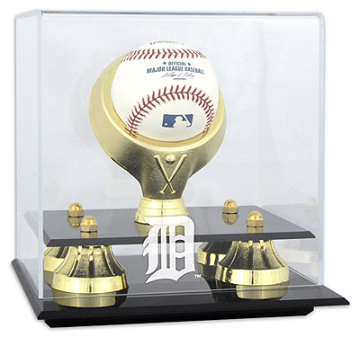 Tigers single baseball Golden Classic display case