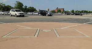Comiskey Park's parking lot tribute