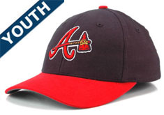 Braves fitted youth hat