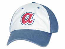 Braves fitted throwback hat