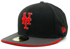 Mets fitted graphite hat