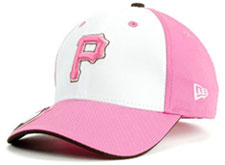 Pirates adjustable women's pink hat